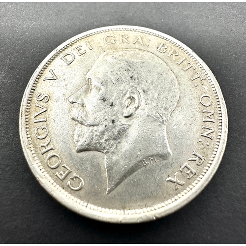 481 - george v 1916 half crown high grade coin