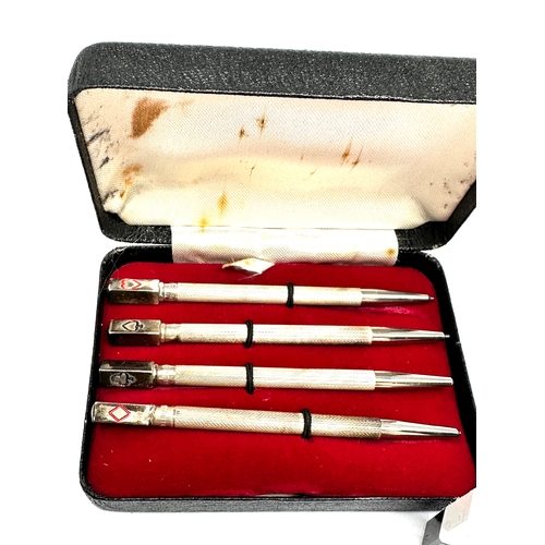 47 - Boxed set of silver bridge pencils