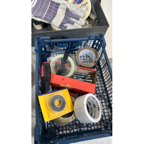 323 - Selection of assorted tools includes empty Dewalt case, metal tool box and contents etc