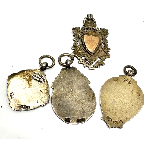 10 - 4 antique silver fobs weight 30g