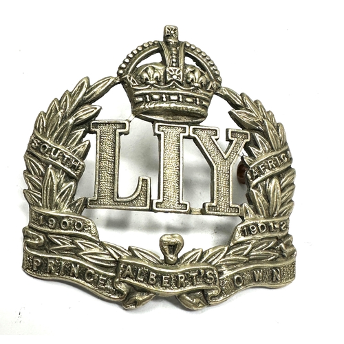 459 - The Leicestershire Imperial Yeomanry – White Metal Cap Badge