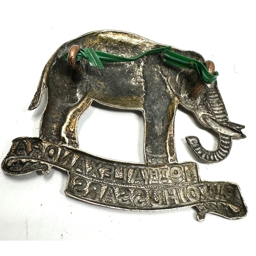 460 - 19th Hussars WW1 19th (Alexandra, Princess of Wales's Own) Hussars Regiment Cap Badge