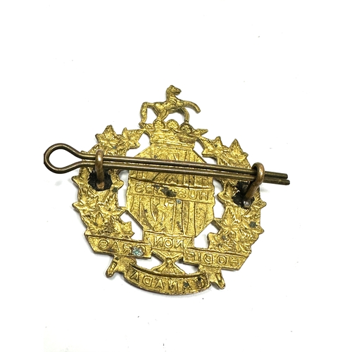 464 - 1st Hussars (Canadian Army) Brass l cap badge