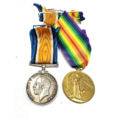 468 - ww1 medal pair to pte a.f.cross bedf.r