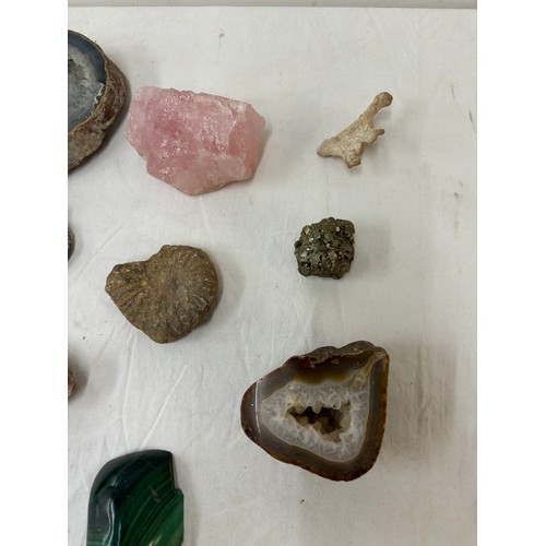 34 - Large selection of assorted crystals and stones