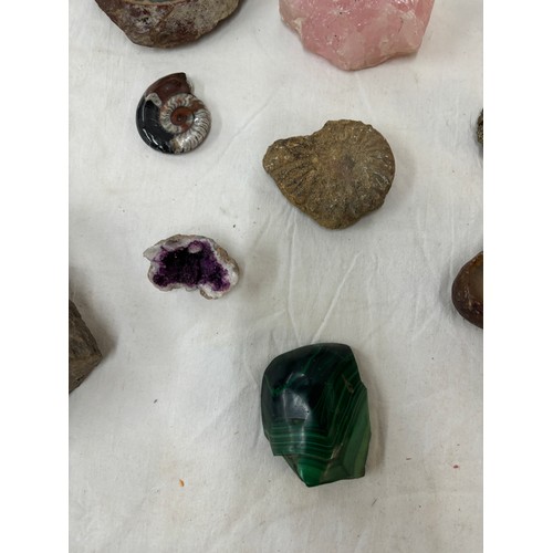 34 - Large selection of assorted crystals and stones