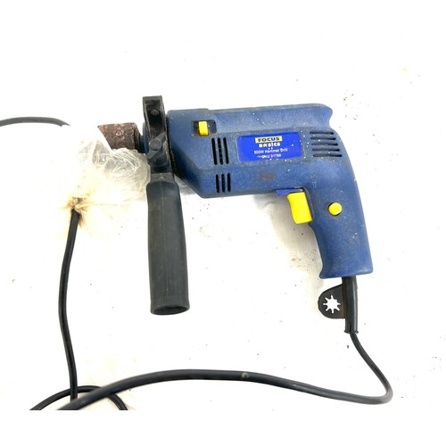 241 - Kinzo sander, focus 500w hammer drill, working order