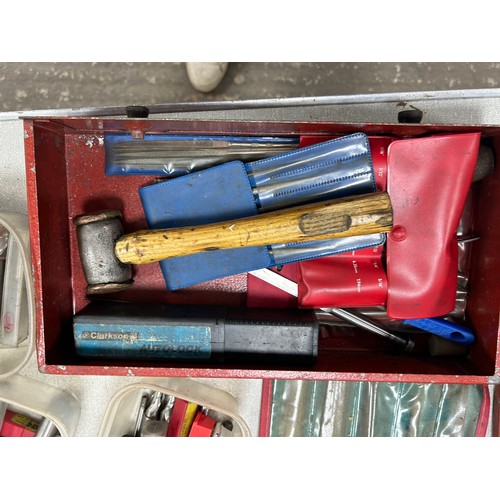 329 - Enginers tool chest with contents