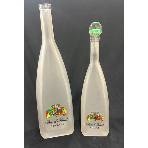 51 - Two Peuch - Haut Argail advertising decanters