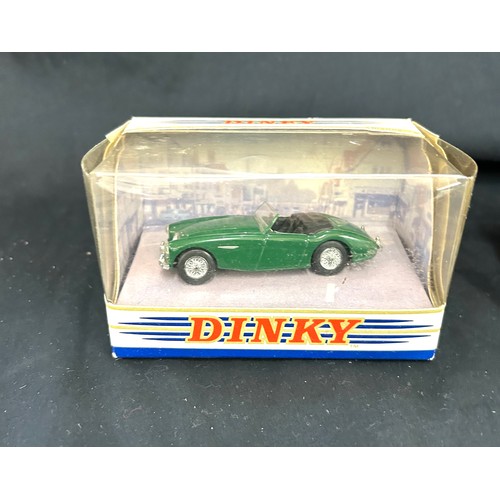 93 - Boxed Dinky 1956 Austin Healey 100 BN2, Boxed, Dinky DY 28 1969 Triumph Stag, Boxed Dinky DY 20 1965... 