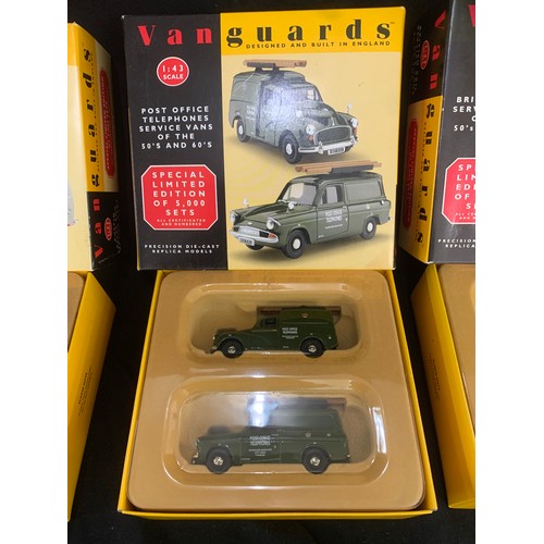 78 - 4 Special limited edition Vanguards diecast  vehicle sets to include models Heartbeat vans HB2002, A... 