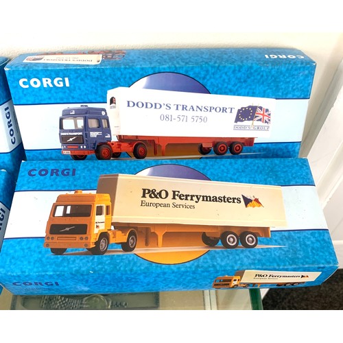 50 - Selection of boxed corgi trucks includes Corgi 98306, 98103, 98102, 98305 and 98100