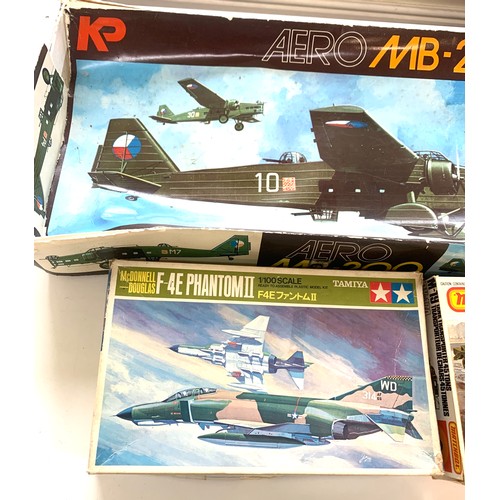 98 - Selection of 5 Model kits includes Heinkel he 170a, PK-174 etc