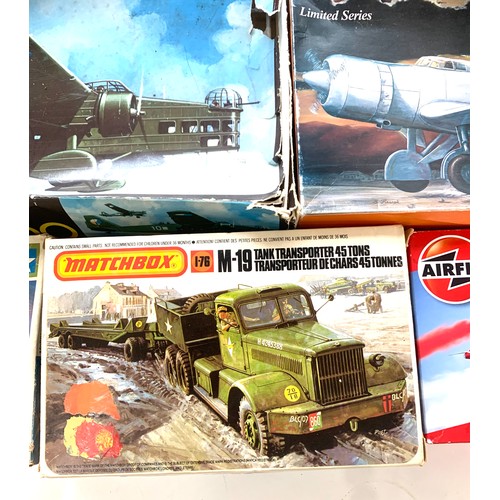 98 - Selection of 5 Model kits includes Heinkel he 170a, PK-174 etc