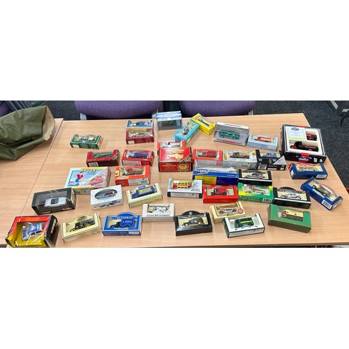 35 - Selection of die cast vehicles to include Corgi 281 Datapost metro, Corgi Websters brew die caste ve... 