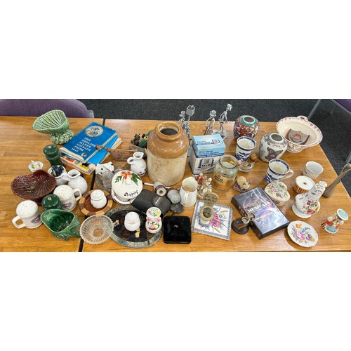 259 - Selection of miscellaneous includes china, books, advertising ash tray etc