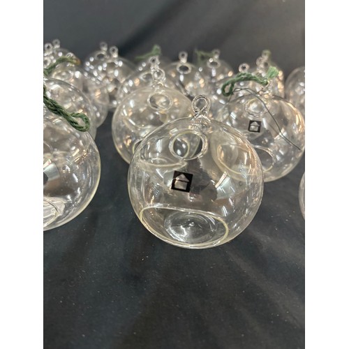 139 - Selection of approximately 40 glass floating candle holders, ideal for weddings