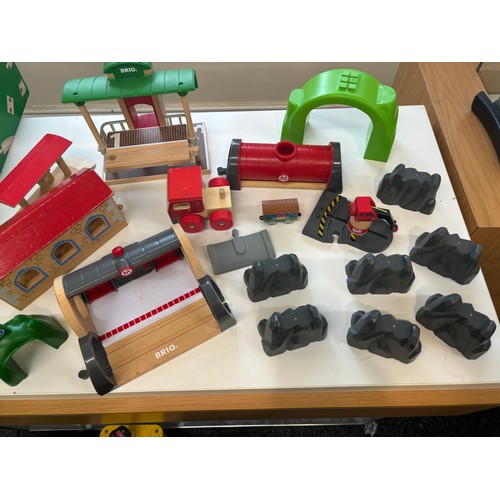 140 - Selection of Brio train track and accessories