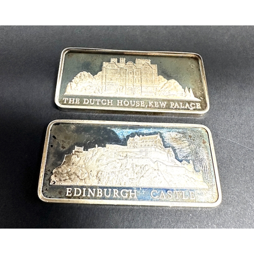 56 - 2 Birmingham mint silver ingots weight 63g