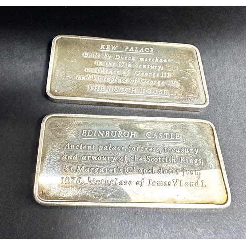 56 - 2 Birmingham mint silver ingots weight 63g