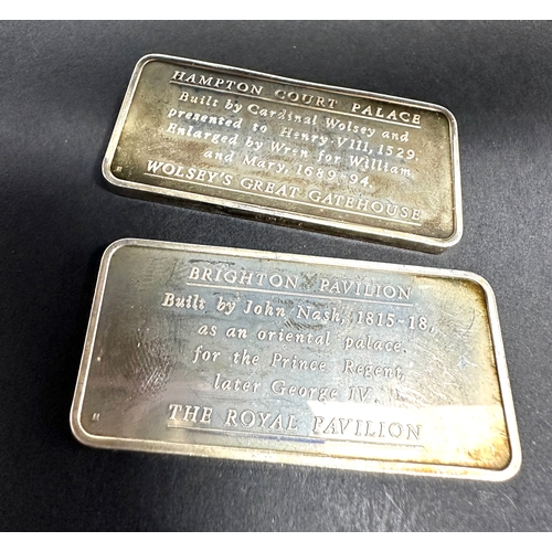 57 - 2 Birmingham mint silver ingots weight 63g