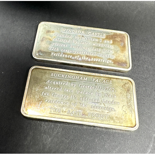 58 - 2 Birmingham mint silver ingots weight 63g