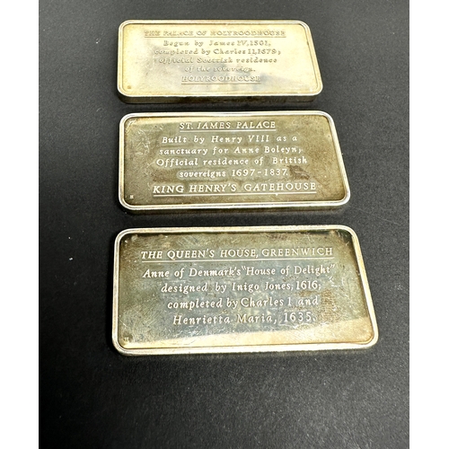 59 - 3 Birmingham mint silver ingots weight 94g