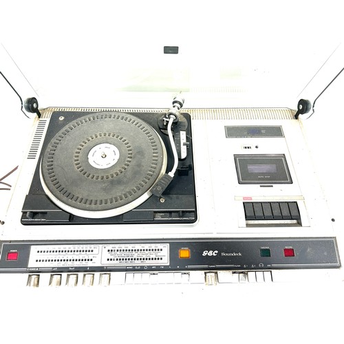 274 - GEC Sound deck with speakers, untested