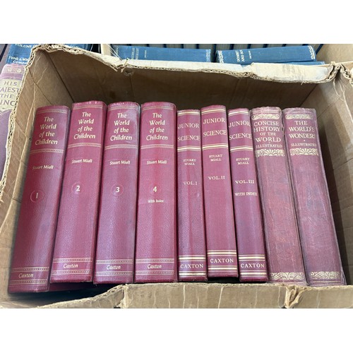 123 - Selection vintage hardback books to include Dickens, Junior science, The world of Children, Shakespe... 