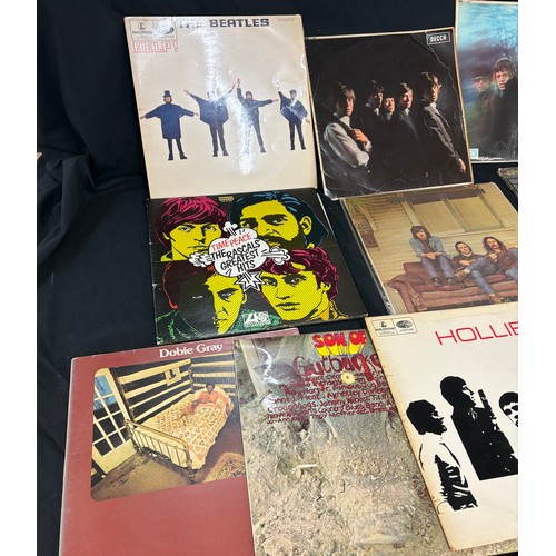 76 - Selection of records to include Rolling Stones, The Beatles various 60/70's