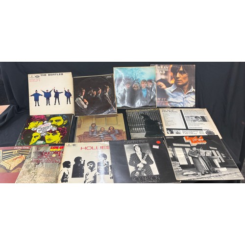 76 - Selection of records to include Rolling Stones, The Beatles various 60/70's