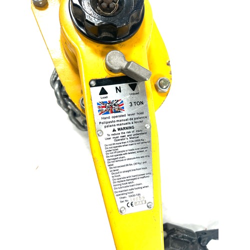 253 - 3 Ton hand operated level hoist