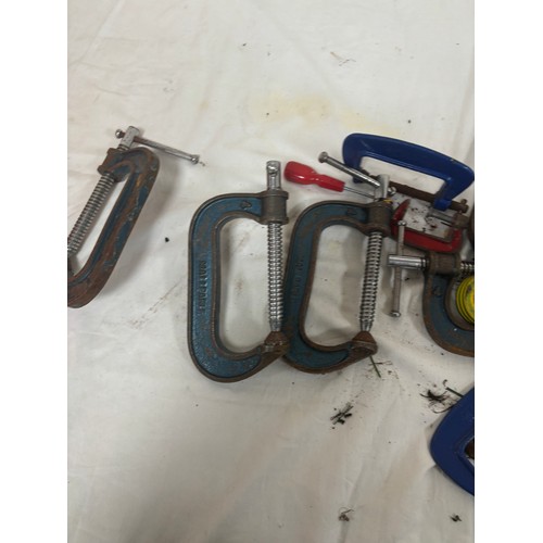 263 - Selection of assorted G clamps