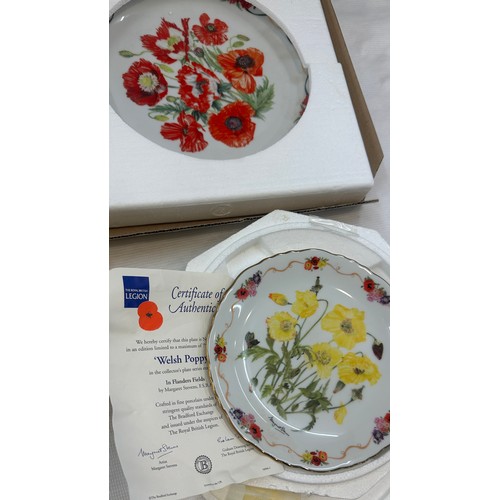 170 - Selection of vintage collectors plate to include ' The Royal British Legion' etc some with COAS