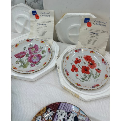 170 - Selection of vintage collectors plate to include ' The Royal British Legion' etc some with COAS