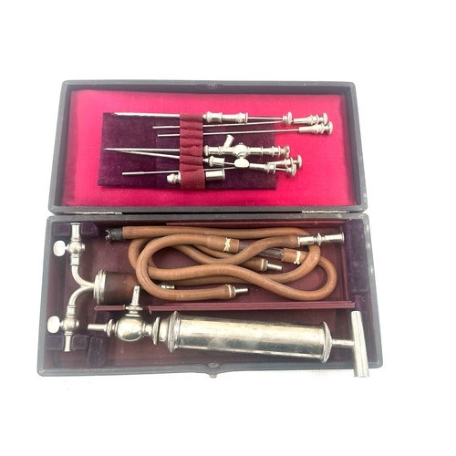 97 - Antique cased aspirator