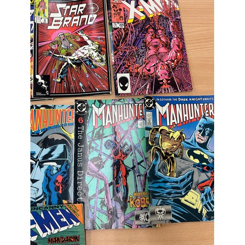 38 - Selection of 1980's onwards DC Manhunter Comics, Marvel Star brandm Marvel X Men, 15 comics in total