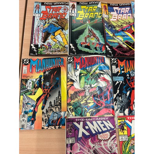 38 - Selection of 1980's onwards DC Manhunter Comics, Marvel Star brandm Marvel X Men, 15 comics in total