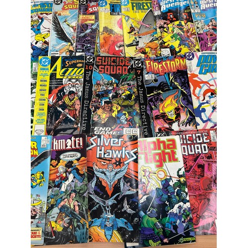 26 - Selection of 1980's and later comics to include DC Spiderman, SC Suicide Squad, Marvel Transformers,... 