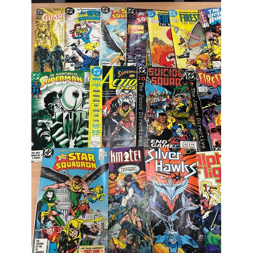 26 - Selection of 1980's and later comics to include DC Spiderman, SC Suicide Squad, Marvel Transformers,... 