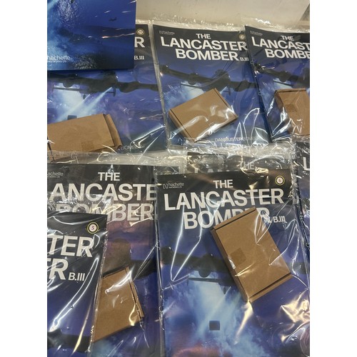 160 - Selection of Hachette ' The Lancaster Bomber' craft kits