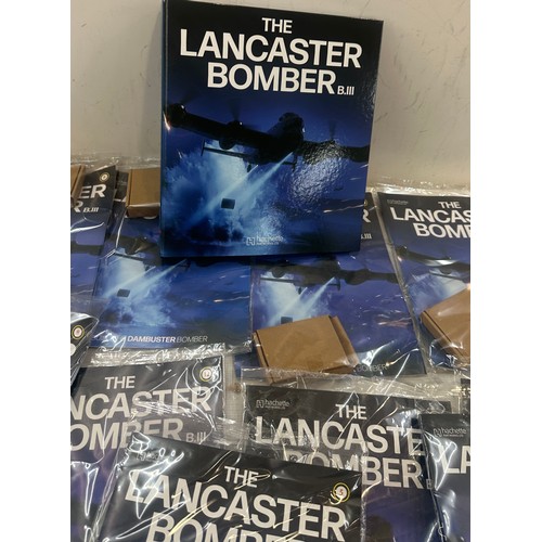 160 - Selection of Hachette ' The Lancaster Bomber' craft kits