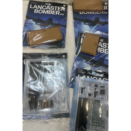 160 - Selection of Hachette ' The Lancaster Bomber' craft kits