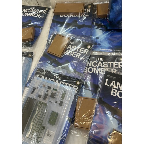 160 - Selection of Hachette ' The Lancaster Bomber' craft kits