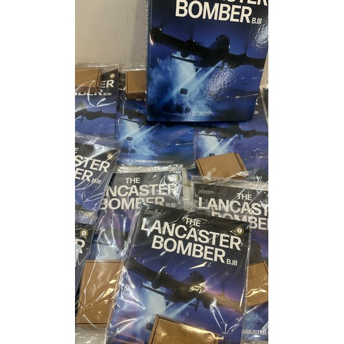 160 - Selection of Hachette ' The Lancaster Bomber' craft kits