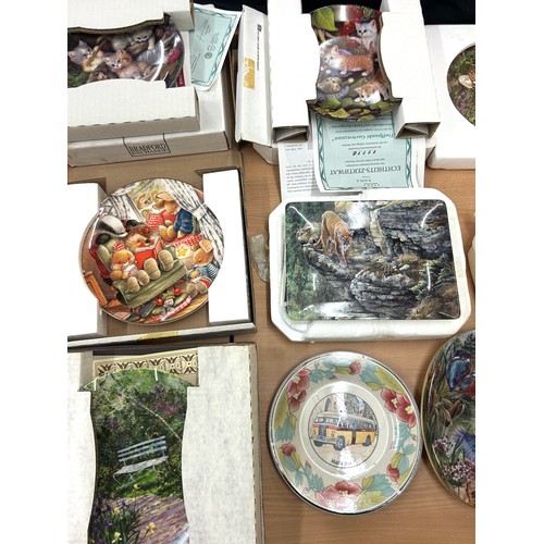 179 - Selection of collectors wall hanging plates to include Beswick, Royal Doulton etc