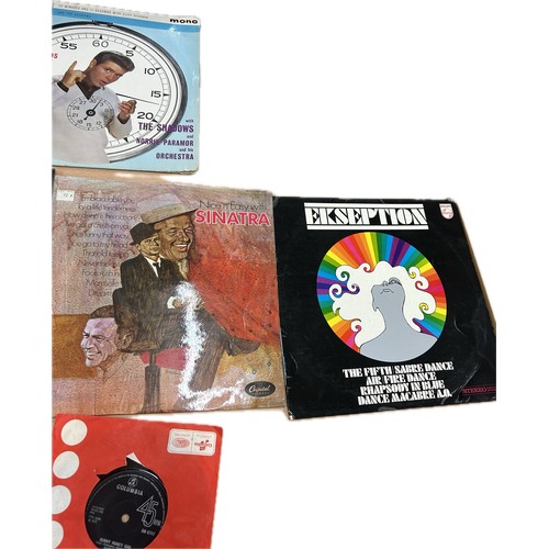 73 - Selection of assorted vinyl records to include ' Cliff Richard', ' Nate King Cole', ' Hermits Hermit... 