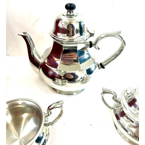 2 - Boxed Pewter Royal Selangor tea set with tray