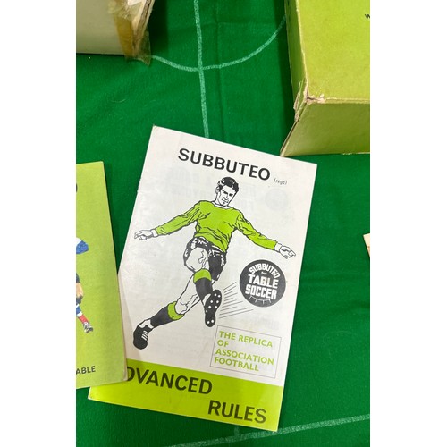 40 - Vintage complete Subbuteo table soccer game all in original packaging