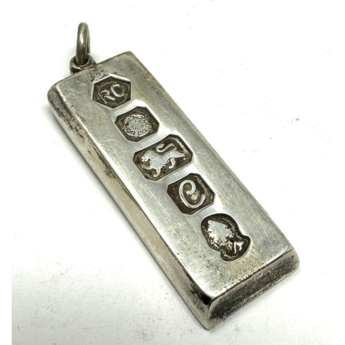 27 - Vintage silver ingot weight 31g